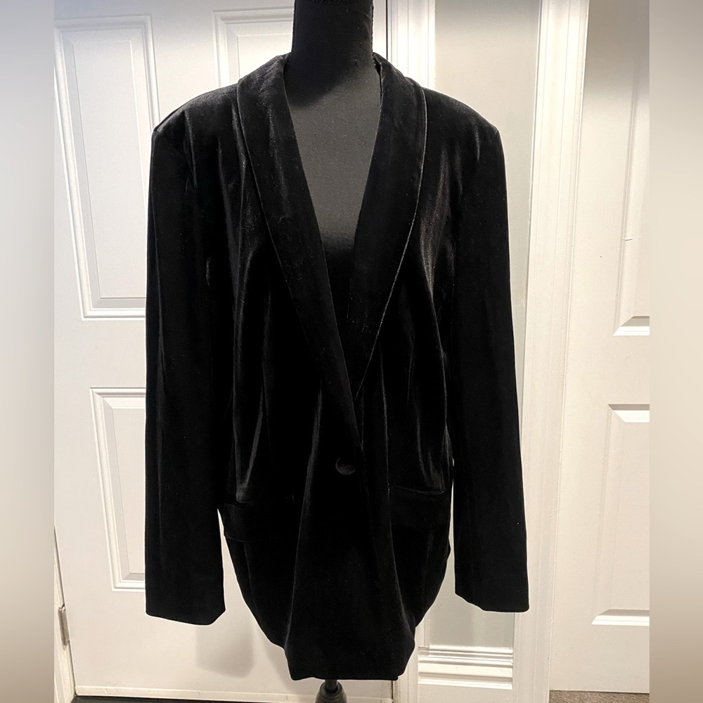 Black Velvet Blazer